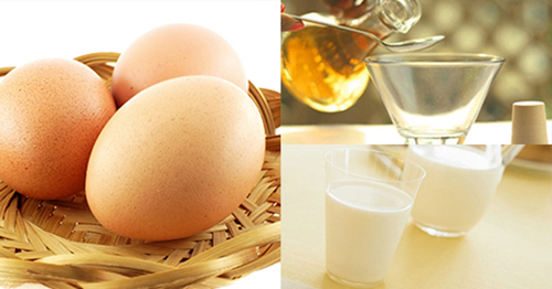trị tàn nhang bằng trứng gà kết hợp sữa tươi